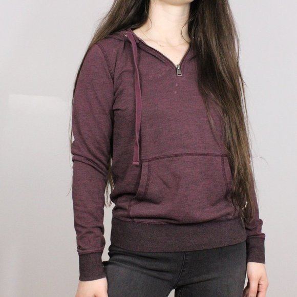 *Roots Purple  3/4 Zip Sweater - Picture 3 of 7